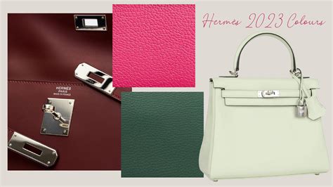 hermes bag colors 2023|hermes color palette 2023.